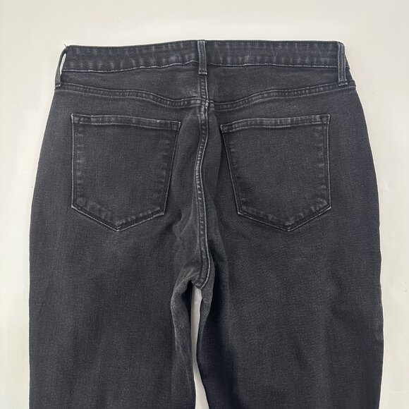 Old Navy High Rise Flare Women's size 14 Black Denim Jeans - Picture 6 of 6